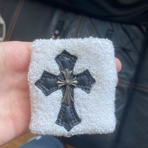 White chrome hearts arm land lamb skin and .925 silver